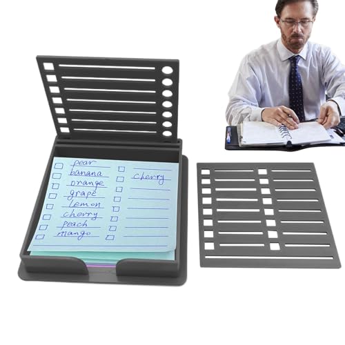 Haftnotizhalter Mit 2 Vorlagen | Haftnotiz-Spender | Haftnotiz-Schablone | Haftnotizen | Notiz-Organizer | Notizblock-Aufbewahrungsbox | Zum Organisieren Von Notizen Und Zeichnen Haftnotizhalter Mit 2 Vorlagen | Haftnotiz-Spender | Haftnotiz-Schablone | Haftnotizen | Notiz-Organizer | Notizblock-Aufbewahrungsbox | Zum Organisieren Von Notizen Und Zeichnen von Biniveil