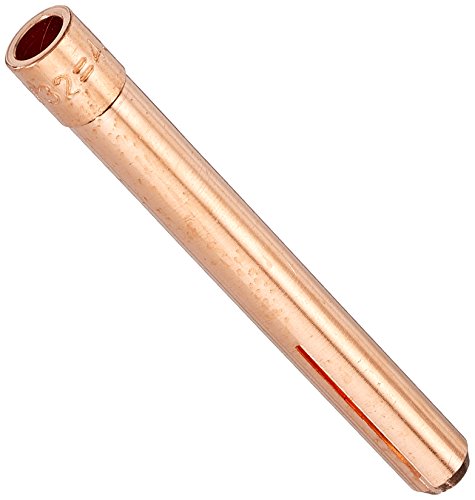 Abicor Binzel 701.0175 Spannzange für ABITIG GRIP 17, 18 und 26 Schweißbrenner, 52 mm Länge, 4 mm Durchmesser, 10 Stück Abicor Binzel 701.0175 Spannzange für ABITIG GRIP 17, 18 und 26 Schweißbrenner, 52 mm Länge, 4 mm Durchmesser, 10 Stück von Binzel