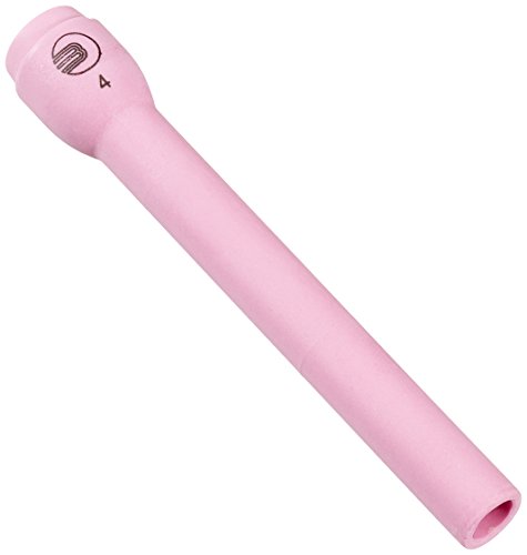 Abicor Binzel 701.0296 Keramik Gas Düse für ABITIG GRIP 9, 20 und 20 SC Welding Torch, Standard Version, 89 mm Länge, 6,5 mm Durchmesser, Nr. 4 Größe (10 Stück) von Binzel