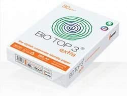 BioTop 3 Extra Kopierpapier 100g TCF von Mondi DIN A3-250 Blatt Bio Top 3 BioTop 3 Extra Kopierpapier 100g TCF von Mondi DIN A3-250 Blatt Bio Top 3 von BioTop 3