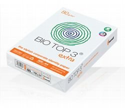 BioTop 3 Extra Kopierpapier 200g TCF von Mondi DIN A3-500 Blatt Bio Top 3 von BioTop 3