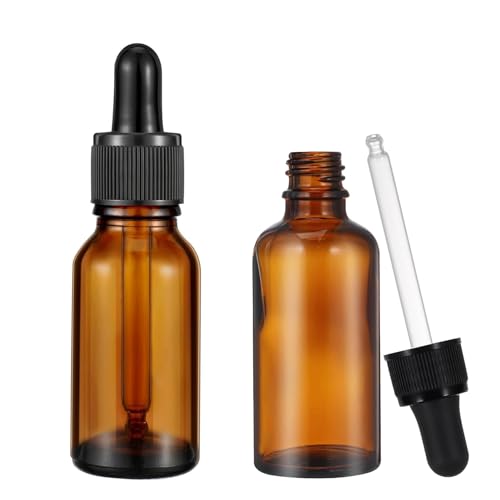2 Stück Pipettenflaschen, 30ml Braunglasflasche, Apothekerflaschen mit Pipette, Tropfflasche, Nachfüllbare Dropper Bottle Flasche, für Ätherische Öle, Parfümöle, Flüssigfarbstoffen 2 Stück Pipettenflaschen, 30ml Braunglasflasche, Apothekerflaschen mit Pipette, Tropfflasche, Nachfüllbare Dropper Bottle Flasche, für Ätherische Öle, Parfümöle, Flüssigfarbstoffen von Bipl