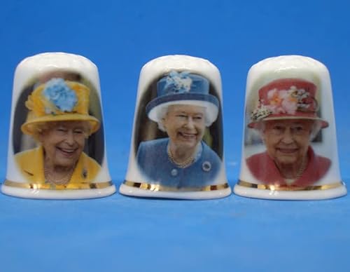 Birchcroft China Porzellan-Fingerhüte, 3er-Set, Weiß Birchcroft China Porzellan-Fingerhüte, 3er-Set, Weiß von Birchcroft China
