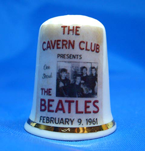 Birchcroft China Thimble – Beatles Cavern Club Poster – inklusive Box von Birchcroft China
