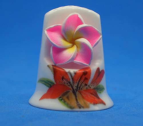 Birchcroft Fingerhut aus Porzellan, zum Sammeln, Cameo Pink Orchidee Birchcroft Fingerhut aus Porzellan, zum Sammeln, Cameo Pink Orchidee von Birchcroft China