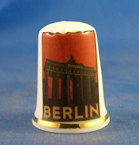 Birchcroft Porzellan China Sammlerstück Fingerhut - Reiseposter Berlin Birchcroft Porzellan China Sammlerstück Fingerhut - Reiseposter Berlin von Birchcroft China