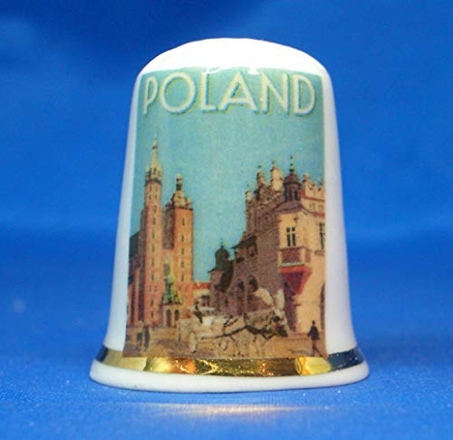 Birchcroft Porzellan-Fingerhut zum Sammeln – Reiseposter Polen – inklusive Box Birchcroft Porzellan-Fingerhut zum Sammeln – Reiseposter Polen – inklusive Box von Birchcroft China