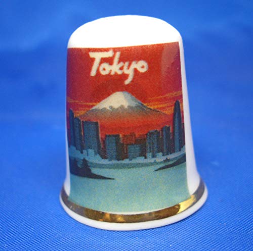 Birchcroft Porzellan-Fingerhut zum Sammeln – Reiseposter Tokio – inklusive Box Birchcroft Porzellan-Fingerhut zum Sammeln – Reiseposter Tokio – inklusive Box von Birchcroft China