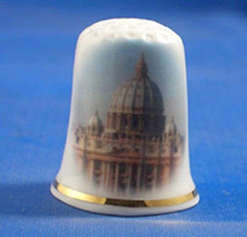 Porzellan-Fingerhut zum Sammeln, Vatikanstadt, Rom, Italien von Birchcroft China