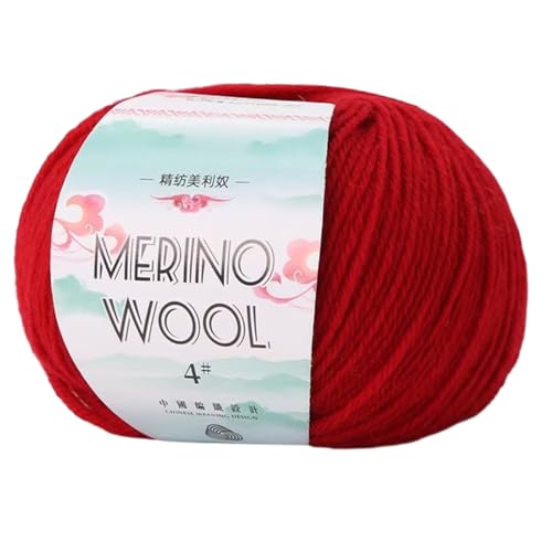 Bireet Wollgarn, 50 g, 130 m/Rolle, weiches Wollgarn, Handstrickgarn, Garn zum Stricken, Häkeln, Teppiche, Pullover Bireet Wollgarn, 50 g, 130 m/Rolle, weiches Wollgarn, Handstrickgarn, Garn zum Stricken, Häkeln, Teppiche, Pullover von Bireet
