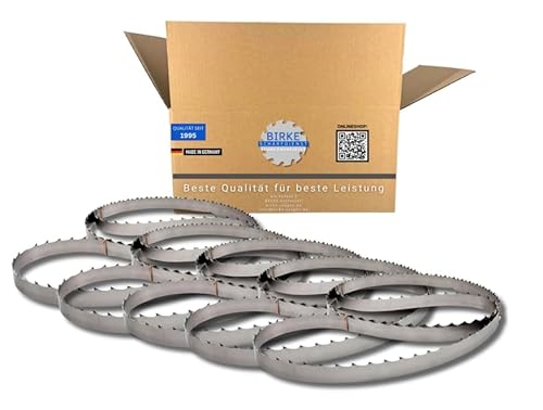 5x Bandsägeblatt f.mobile Sägewerk 4004mm x 35mm x 1,1mm ZT22mm von Birke GbR Schärfdienst Werkzeughandel