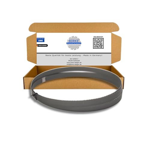 Metallbandsägeblätter BI-M42 1070-6000mm Breite 13mm x 0,65mm 10/14ZpZ (1640mm x 13mm x 0,65mm 10/14ZpZ) von Birke GbR Schärfdienst Werkzeughandel