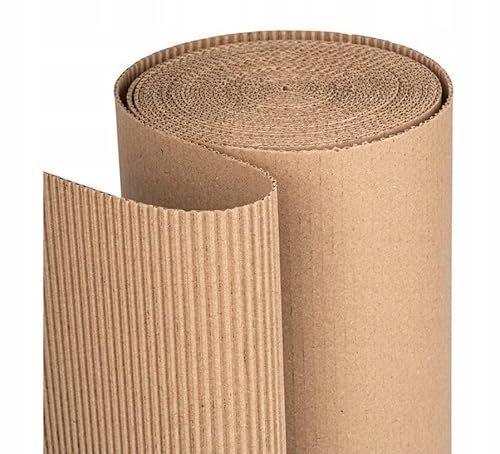Wellpappe Rollenwellpappe Breite 100 cm Polstermaterial B-Welle 200g/m² Papprolle Polsterpappe Wellpappenrolle Rolle für Versand & Lagerung 100cm x 15m Wellpappe Rollenwellpappe Breite 100 cm Polstermaterial B-Welle 200g/m² Papprolle Polsterpappe Wellpappenrolle Rolle für Versand & Lagerung 100cm x 15m von BirnePower