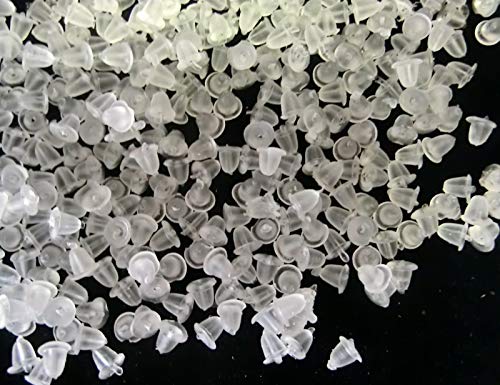 400 Silikon Ohrring Stecker Verschluss Stopper Ohrmutter Ohrstopper transparent Kappen Verschlüsse für OHRHAKEN klar 400 Silikon Ohrring Stecker Verschluss Stopper Ohrmutter Ohrstopper transparent Kappen Verschlüsse für OHRHAKEN klar von beadsvision