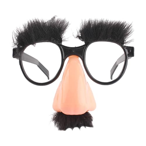3 Stk Große Nase Lustige Brille, Lustige Verkleidungsbrille Große Nase Lustige Brille mit Augenbraue, Gläser Lustige Brillen mit Große Nase Augenbraue Schnurrbart Prank Tool Favor 3 Stk Große Nase Lustige Brille, Lustige Verkleidungsbrille Große Nase Lustige Brille mit Augenbraue, Gläser Lustige Brillen mit Große Nase Augenbraue Schnurrbart Prank Tool Favor von Birtern