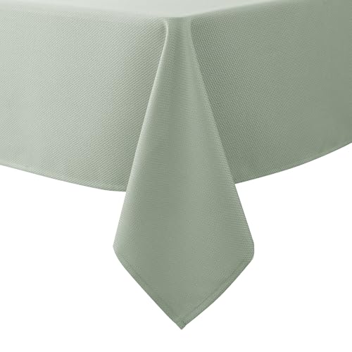 Biscaynebay Outdoor-Tischdecke, strukturierter Stoff, rechteckig, Salbeigrün, wasserabweisend, auslaufsicher, Tischdecken für Küche, Esszimmer, Hochzeit, Partys, maschinenwaschbar Biscaynebay Outdoor-Tischdecke, strukturierter Stoff, rechteckig, Salbeigrün, wasserabweisend, auslaufsicher, Tischdecken für Küche, Esszimmer, Hochzeit, Partys, maschinenwaschbar von Biscaynebay