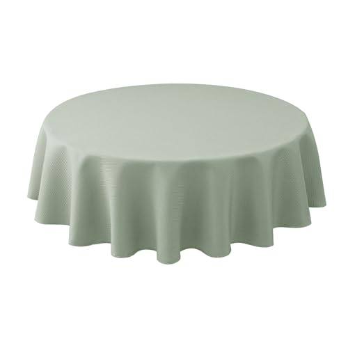 Biscaynebay Runde Tischdecke, 178 cm, Salbeigrün für den Außenbereich, Stofftischdecke, klein, rund, faltbar, Leinen, wasserabweisend, waschbar, für Küche, Esszimmer, Picknick, Terrasse, Outdoor Biscaynebay Runde Tischdecke, 178 cm, Salbeigrün für den Außenbereich, Stofftischdecke, klein, rund, faltbar, Leinen, wasserabweisend, waschbar, für Küche, Esszimmer, Picknick, Terrasse, Outdoor von Biscaynebay