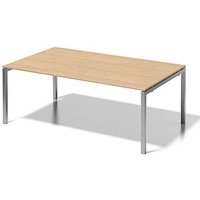 BISLEY Konferenztisch Cito ahorn, silber rechteckig, 4-Fuß-Gestell silber, 200,0 x 120,0 x 74,0 cm BISLEY Konferenztisch Cito ahorn, silber rechteckig, 4-Fuß-Gestell silber, 200,0 x 120,0 x 74,0 cm von Bisley