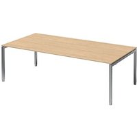 BISLEY Konferenztisch Cito ahorn, silber rechteckig, 4-Fuß-Gestell silber, 240,0 x 120,0 x 65,0 - 85,0 cm BISLEY Konferenztisch Cito ahorn, silber rechteckig, 4-Fuß-Gestell silber, 240,0 x 120,0 x 65,0 - 85,0 cm von Bisley