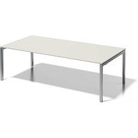 BISLEY Konferenztisch Cito grauweiß, silber rechteckig, 4-Fuß-Gestell silber, 240,0 x 120,0 x 74,0 cm BISLEY Konferenztisch Cito grauweiß, silber rechteckig, 4-Fuß-Gestell silber, 240,0 x 120,0 x 74,0 cm von Bisley