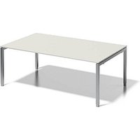 BISLEY Konferenztisch Cito grauweiß, silber rechteckig, 4-Fuß-Gestell silber, 200,0 x 120,0 x 65,0 - 85,0 cm BISLEY Konferenztisch Cito grauweiß, silber rechteckig, 4-Fuß-Gestell silber, 200,0 x 120,0 x 65,0 - 85,0 cm von Bisley