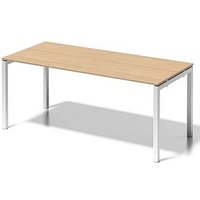 BISLEY Cito Schreibtisch ahorn, verkehrsweiß rechteckig, 4-Fuß-Gestell weiß 180,0 x 80,0 cm BISLEY Cito Schreibtisch ahorn, verkehrsweiß rechteckig, 4-Fuß-Gestell weiß 180,0 x 80,0 cm von Bisley