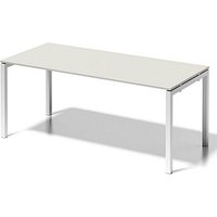 BISLEY Cito Schreibtisch grauweiß, verkehrsweiß rechteckig, 4-Fuß-Gestell weiß 180,0 x 80,0 cm BISLEY Cito Schreibtisch grauweiß, verkehrsweiß rechteckig, 4-Fuß-Gestell weiß 180,0 x 80,0 cm von Bisley