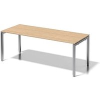 BISLEY Cito höhenverstellbarer Schreibtisch ahorn, silber rechteckig, 4-Fuß-Gestell silber 200,0 x 80,0 cm BISLEY Cito höhenverstellbarer Schreibtisch ahorn, silber rechteckig, 4-Fuß-Gestell silber 200,0 x 80,0 cm von Bisley