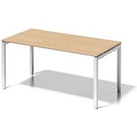 BISLEY Cito höhenverstellbarer Schreibtisch ahorn, verkehrsweiß rechteckig, 4-Fuß-Gestell weiß 160,0 x 80,0 cm BISLEY Cito höhenverstellbarer Schreibtisch ahorn, verkehrsweiß rechteckig, 4-Fuß-Gestell weiß 160,0 x 80,0 cm von Bisley