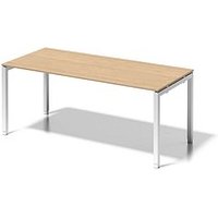 BISLEY Cito höhenverstellbarer Schreibtisch ahorn, verkehrsweiß rechteckig, 4-Fuß-Gestell weiß 180,0 x 80,0 cm BISLEY Cito höhenverstellbarer Schreibtisch ahorn, verkehrsweiß rechteckig, 4-Fuß-Gestell weiß 180,0 x 80,0 cm von Bisley