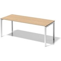 BISLEY Cito höhenverstellbarer Schreibtisch ahorn, verkehrsweiß rechteckig, 4-Fuß-Gestell weiß 200,0 x 80,0 cm BISLEY Cito höhenverstellbarer Schreibtisch ahorn, verkehrsweiß rechteckig, 4-Fuß-Gestell weiß 200,0 x 80,0 cm von Bisley