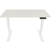 BISLEY E-StarterTech elektrisch höhenverstellbarer Schreibtisch lichtgrau rechteckig, T-Fuß-Gestell weiß 140,0 x 60,0 cm BISLEY E-StarterTech elektrisch höhenverstellbarer Schreibtisch lichtgrau rechteckig, T-Fuß-Gestell weiß 140,0 x 60,0 cm von Bisley