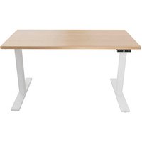BISLEY E-WonderTech elektrisch höhenverstellbarer Schreibtisch kendal eiche rechteckig, T-Fuß-Gestell weiß 160,0 x 80,0 cm BISLEY E-WonderTech elektrisch höhenverstellbarer Schreibtisch kendal eiche rechteckig, T-Fuß-Gestell weiß 160,0 x 80,0 cm von Bisley