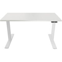 BISLEY E-WonderTech elektrisch höhenverstellbarer Schreibtisch weiß rechteckig, T-Fuß-Gestell weiß 160,0 x 80,0 cm BISLEY E-WonderTech elektrisch höhenverstellbarer Schreibtisch weiß rechteckig, T-Fuß-Gestell weiß 160,0 x 80,0 cm von Bisley