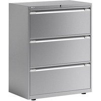 BISLEY Essentials Hängeregistraturschrank silber 3 Schubladen 80,0 x 47,0 x 100,0 cm von Bisley