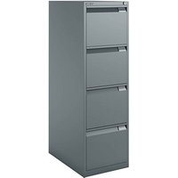 BISLEY Hängeregistraturschrank anthrazit 4 Schubladen 41,3 x 62,2 x 132,1 cm von Bisley