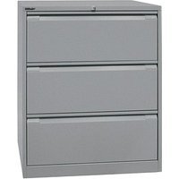 BISLEY Hängeregistraturschrank silber 3 Schubladen 80,0 x 62,2 x 101,6 cm von Bisley