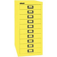 BISLEY MultiDrawer™ L2910 Schubladenschrank gelb 10 Schubladen 27,8 x 38,0 x 59,0 cm von Bisley