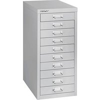 BISLEY MultiDrawer™ L2910 Schubladenschrank lichtgrau 10 Schubladen 27,8 x 38,0 x 59,0 cm von Bisley