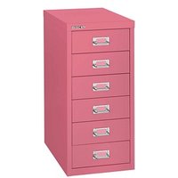 BISLEY MultiDrawer™ L296 Schubladenschrank pink 6 Schubladen 27,8 x 38,0 x 59,0 cm von Bisley