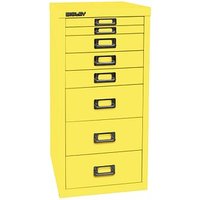 BISLEY MultiDrawer™ L298 Schubladenschrank gelb 8 Schubladen 27,8 x 38,0 x 59,0 cm von Bisley