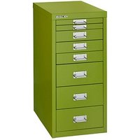 BISLEY MultiDrawer™ L298 Schubladenschrank grün 8 Schubladen 27,8 x 38,0 x 59,0 cm von Bisley