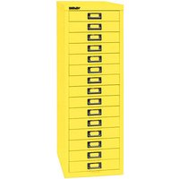 BISLEY MultiDrawer™ L3915 Schubladenschrank gelb 15 Schubladen 27,8 x 38,0 x 85,7 cm von Bisley