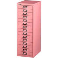 BISLEY MultiDrawer™ L3915 Schubladenschrank pink 15 Schubladen 27,8 x 38,0 x 85,7 cm von Bisley