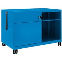 BISLEY Note™ Caddy Rollcontainer blau 2 Auszüge 80,0 x 49,0 x 56,3 cm von Bisley
