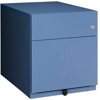 BISLEY Note Rollcontainer blau 2 Auszüge 42,0 x 56,5 x 49,5 cm von Bisley