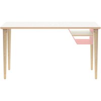 BISLEY Poise Schreibtisch verkehrsweiß rechteckig, 4-Fuß-Gestell eiche 140,0 x 60,0 cm BISLEY Poise Schreibtisch verkehrsweiß rechteckig, 4-Fuß-Gestell eiche 140,0 x 60,0 cm von Bisley