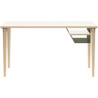 BISLEY Poise Schreibtisch verkehrsweiß rechteckig, 4-Fuß-Gestell eiche 140,0 x 60,0 cm BISLEY Poise Schreibtisch verkehrsweiß rechteckig, 4-Fuß-Gestell eiche 140,0 x 60,0 cm von Bisley