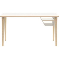 BISLEY Poise Schreibtisch verkehrsweiß rechteckig, 4-Fuß-Gestell eiche 140,0 x 60,0 cm BISLEY Poise Schreibtisch verkehrsweiß rechteckig, 4-Fuß-Gestell eiche 140,0 x 60,0 cm von Bisley