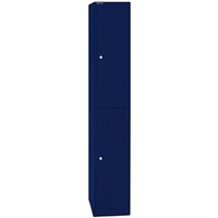 BISLEY Spind oxfordblau CLK182639, 2 Schließfächer 30,5 x 45,7 x 180,2 cm von Bisley